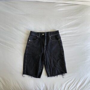 Black Jean Shorts | Size 24